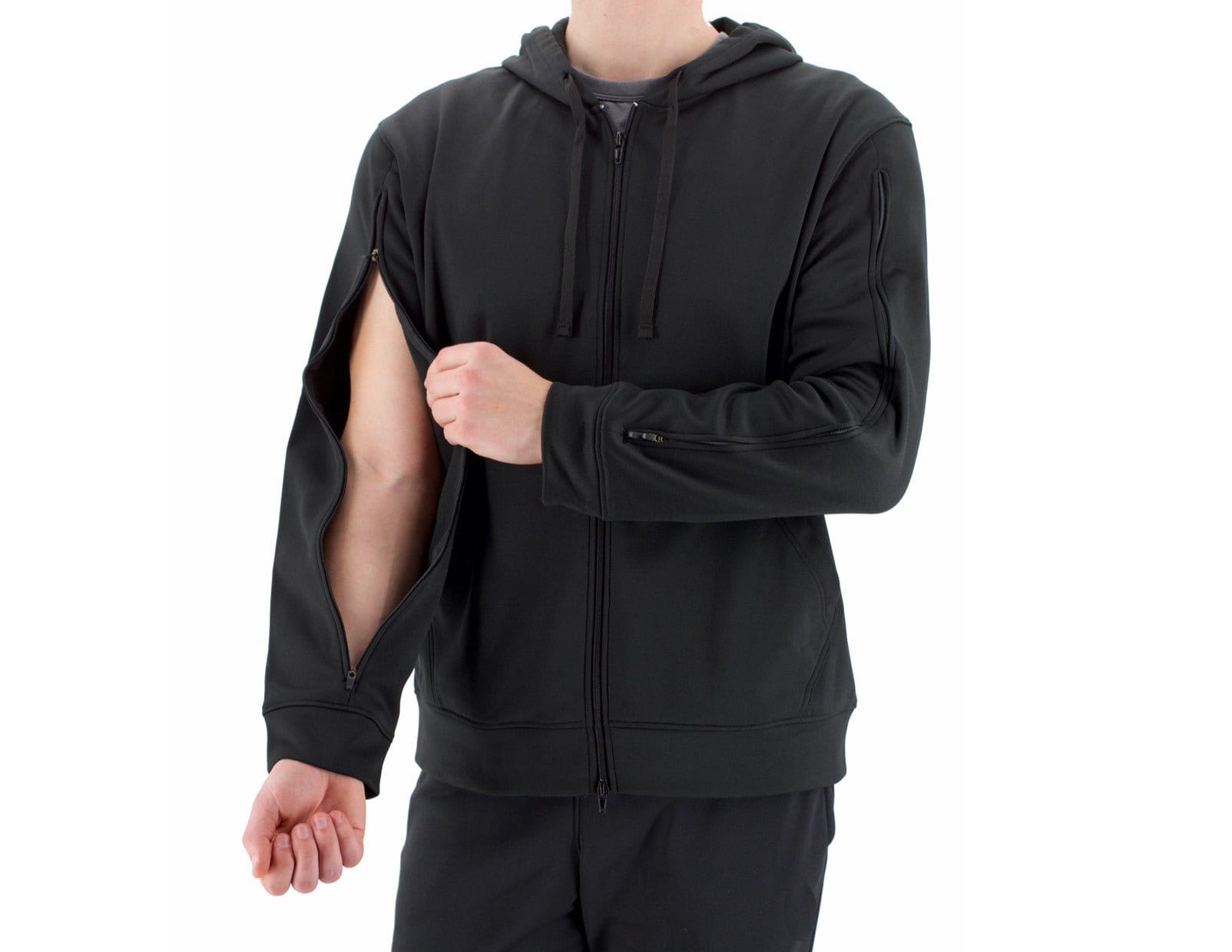 Dialysis Sweatshirt with Sleeve Zippers - Men's - Women's - Unisex Sizing Renova Medical Wear