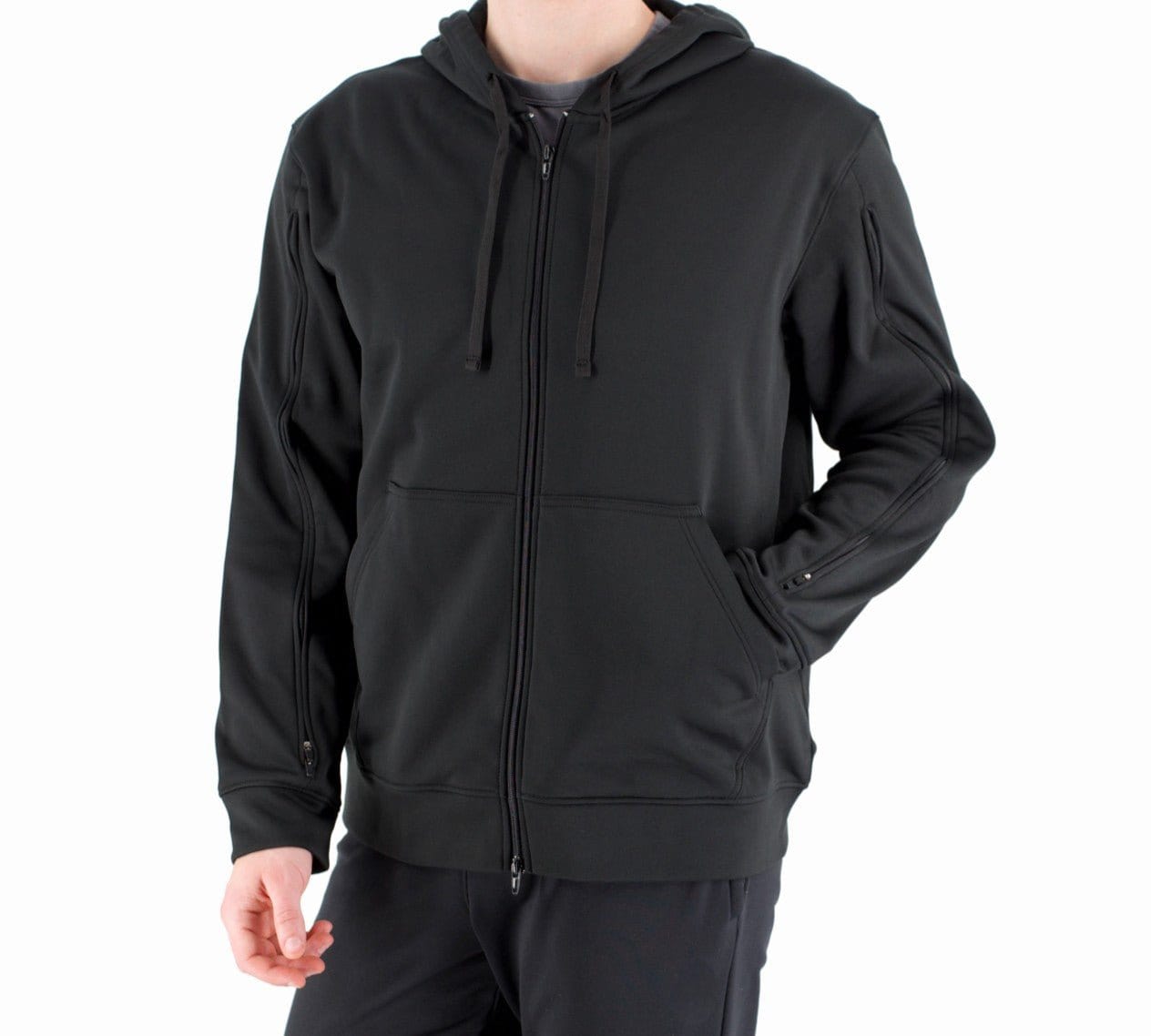 Dialysis Sweatshirt with Sleeve Zippers - Men's - Women's - Unisex Sizing Renova Medical Wear