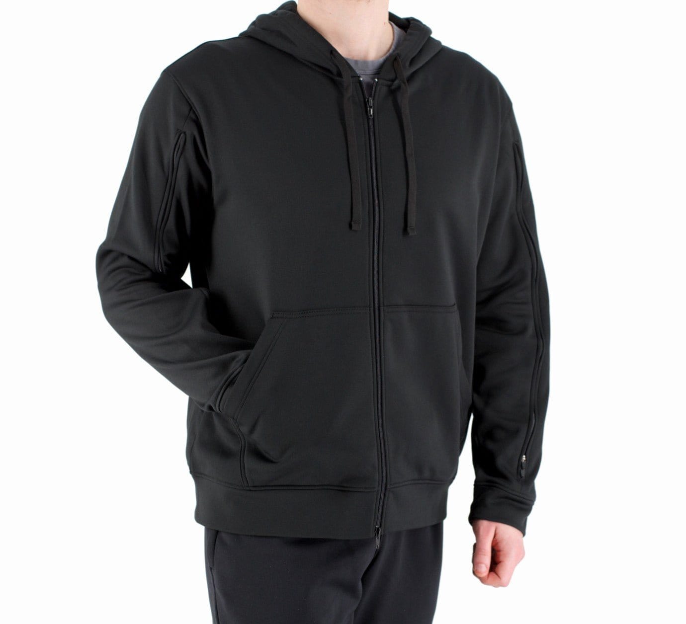 Dialysis Sweatshirt with Sleeve Zippers - Men's - Women's - Unisex Sizing Renova Medical Wear