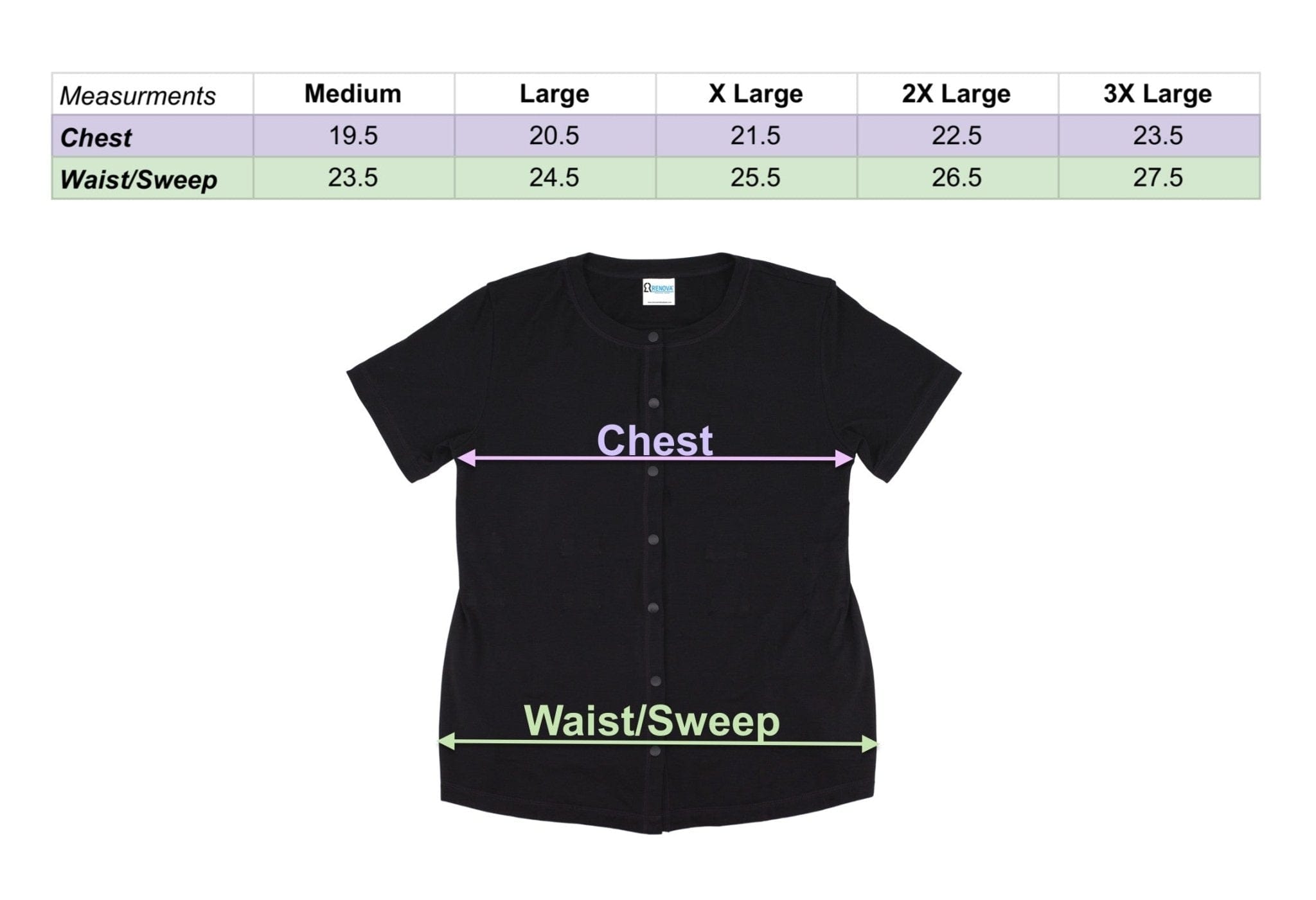 Mastectomy Recovery Shirt Renova Medical Wear