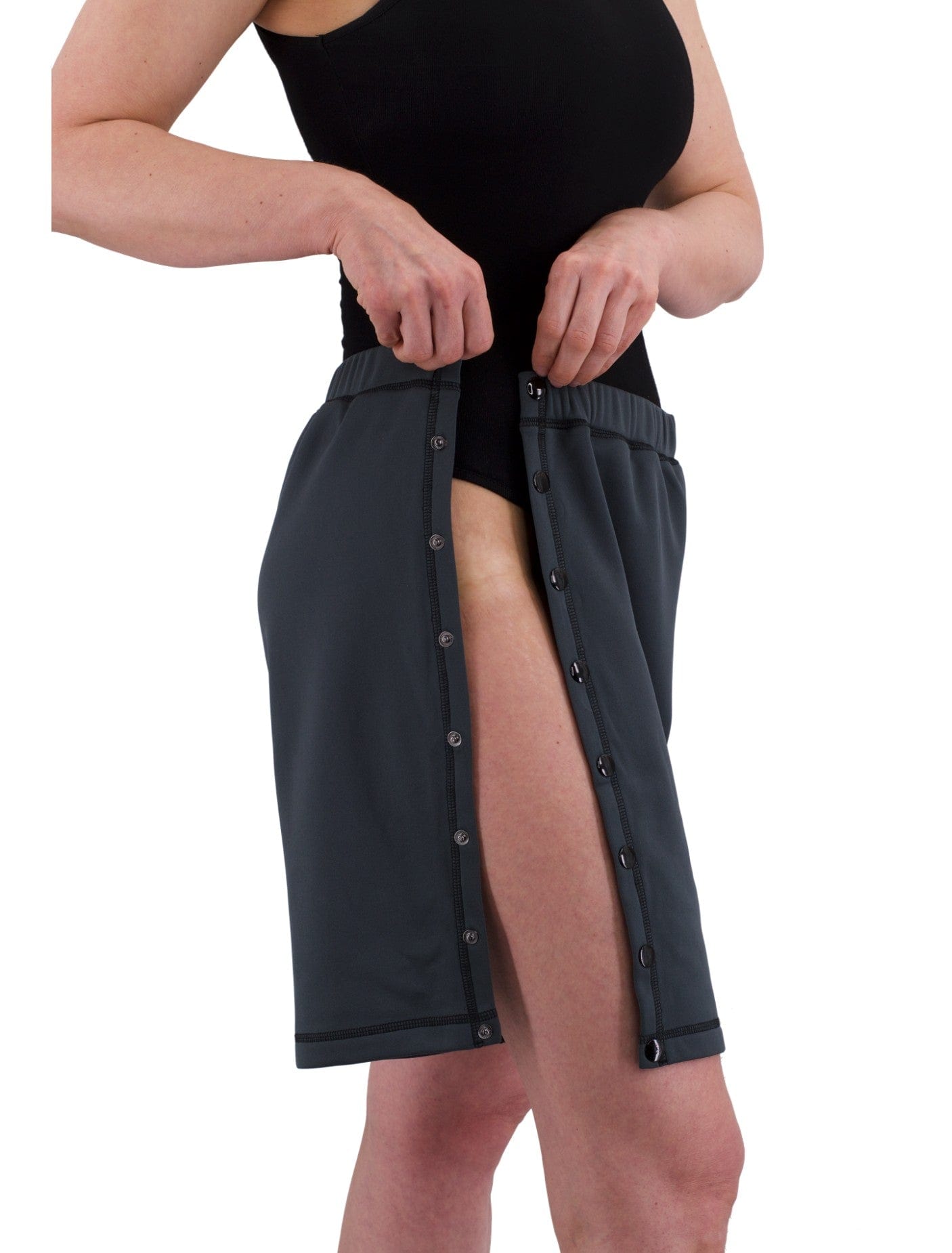 Post Surgery Tearaway Shorts with Side Snap Buttons, Unisex for Men and  Women